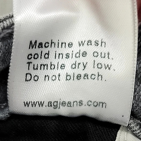 AG Adriano Goldshmied The Stevie Slim Straight Jeans Gray sz 29R - Picture 9 of 10